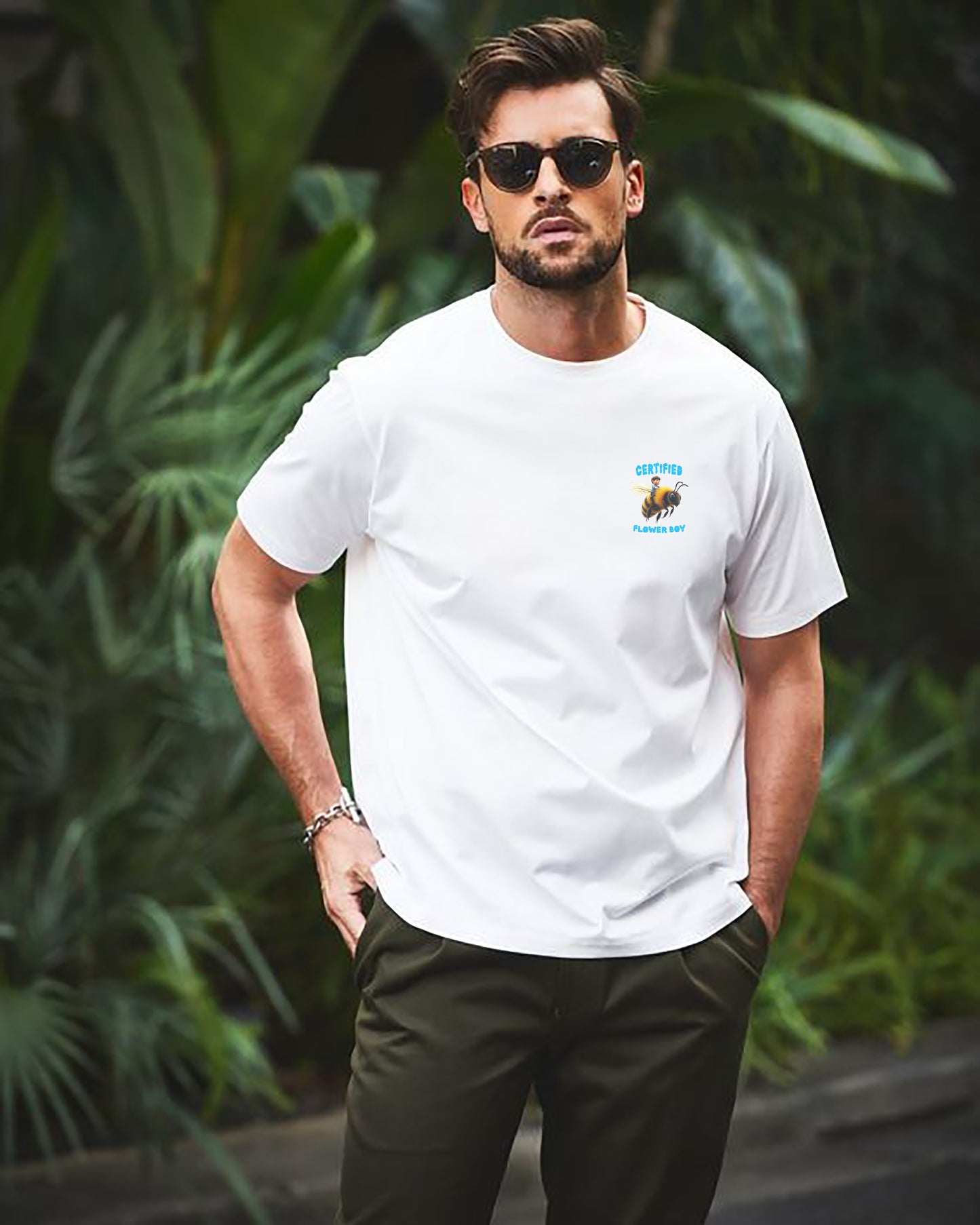 "CERTIFIED FLOWER BOY" Oversized Shirt