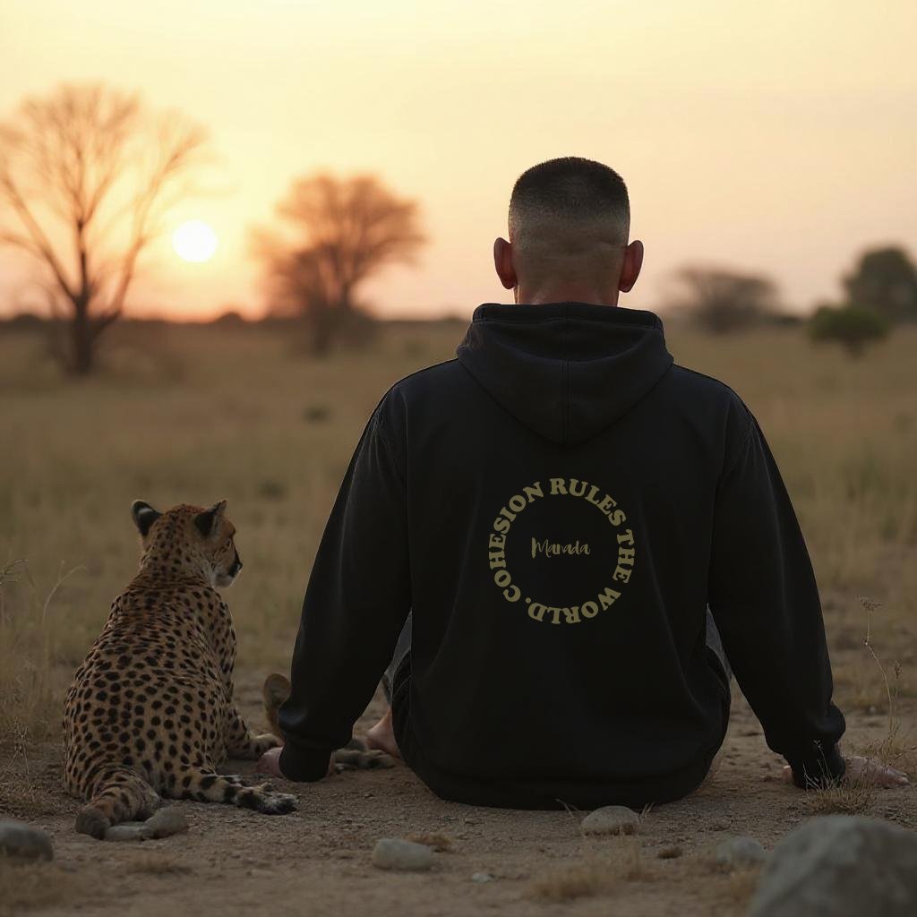 "COHESION RULES THE WORLD" Oversized Hoodie