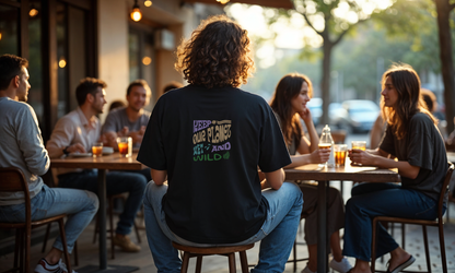 "WET AND WILD" Oversized Shirt