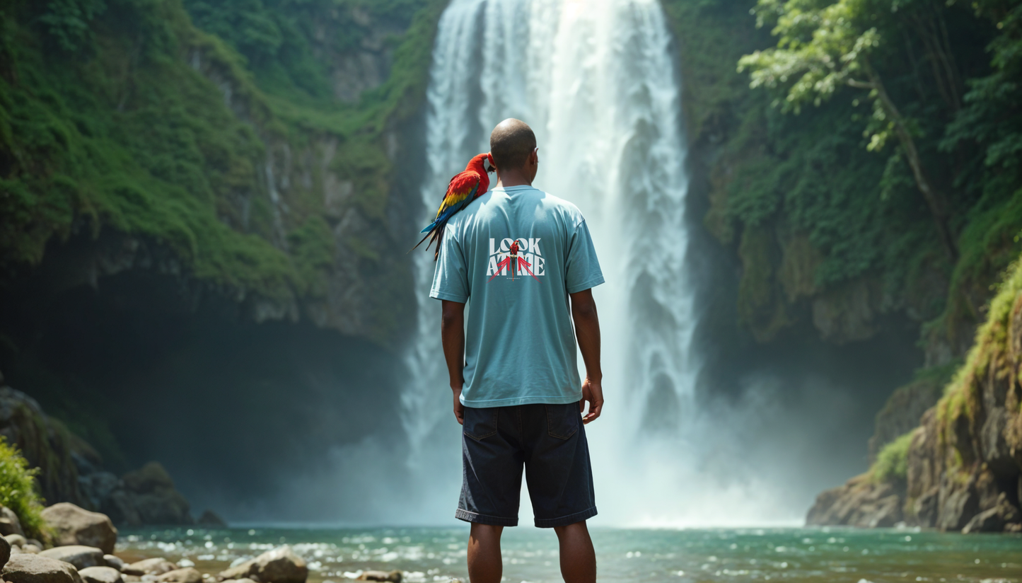 "LOOK AT ME" Oversized Shirt