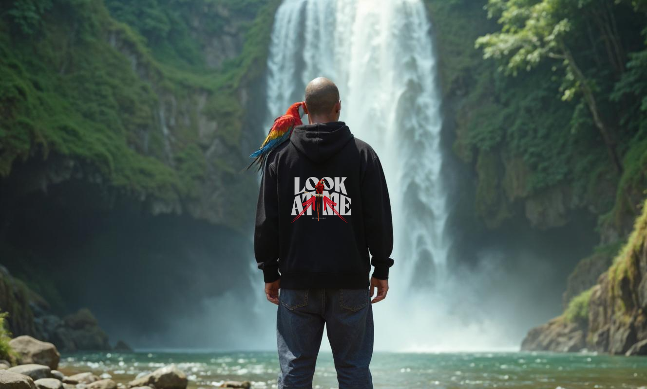 "LOOK AT ME" Oversized Hoodie