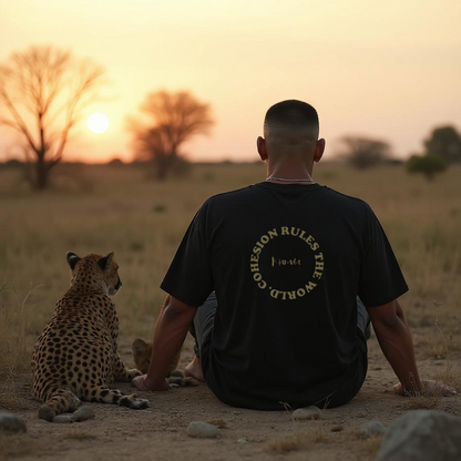 "COHESION RULES THE WORLD" Oversized Shirt